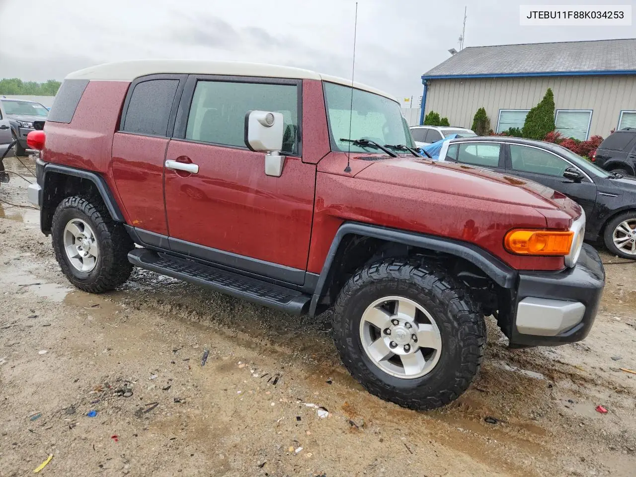 2008 Toyota Fj Cruiser Base VIN: JTEBU11F88K034253 Lot: 54529006