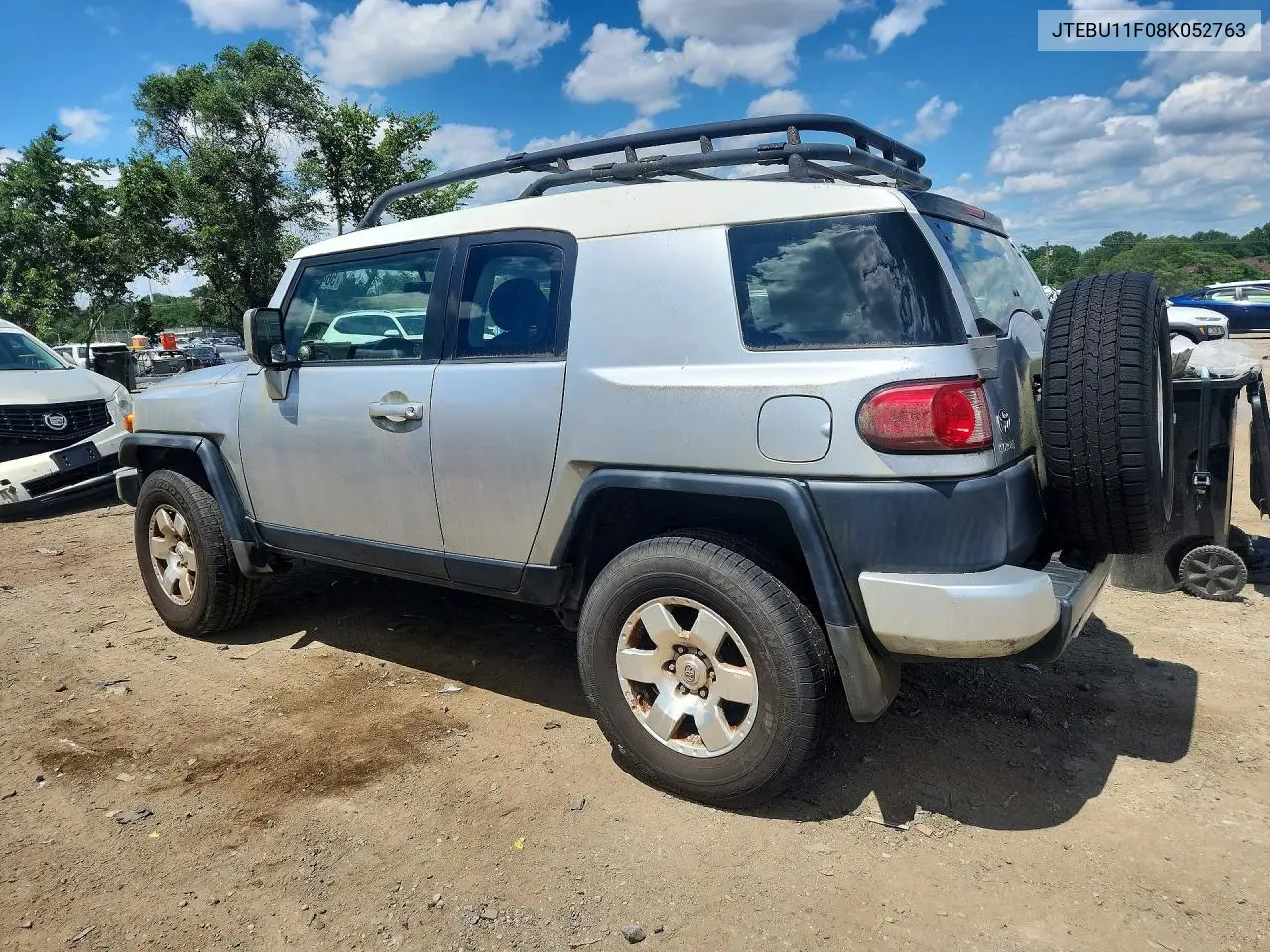 2008 Toyota Fj Cruiser VIN: JTEBU11F08K052763 Lot: 56476836