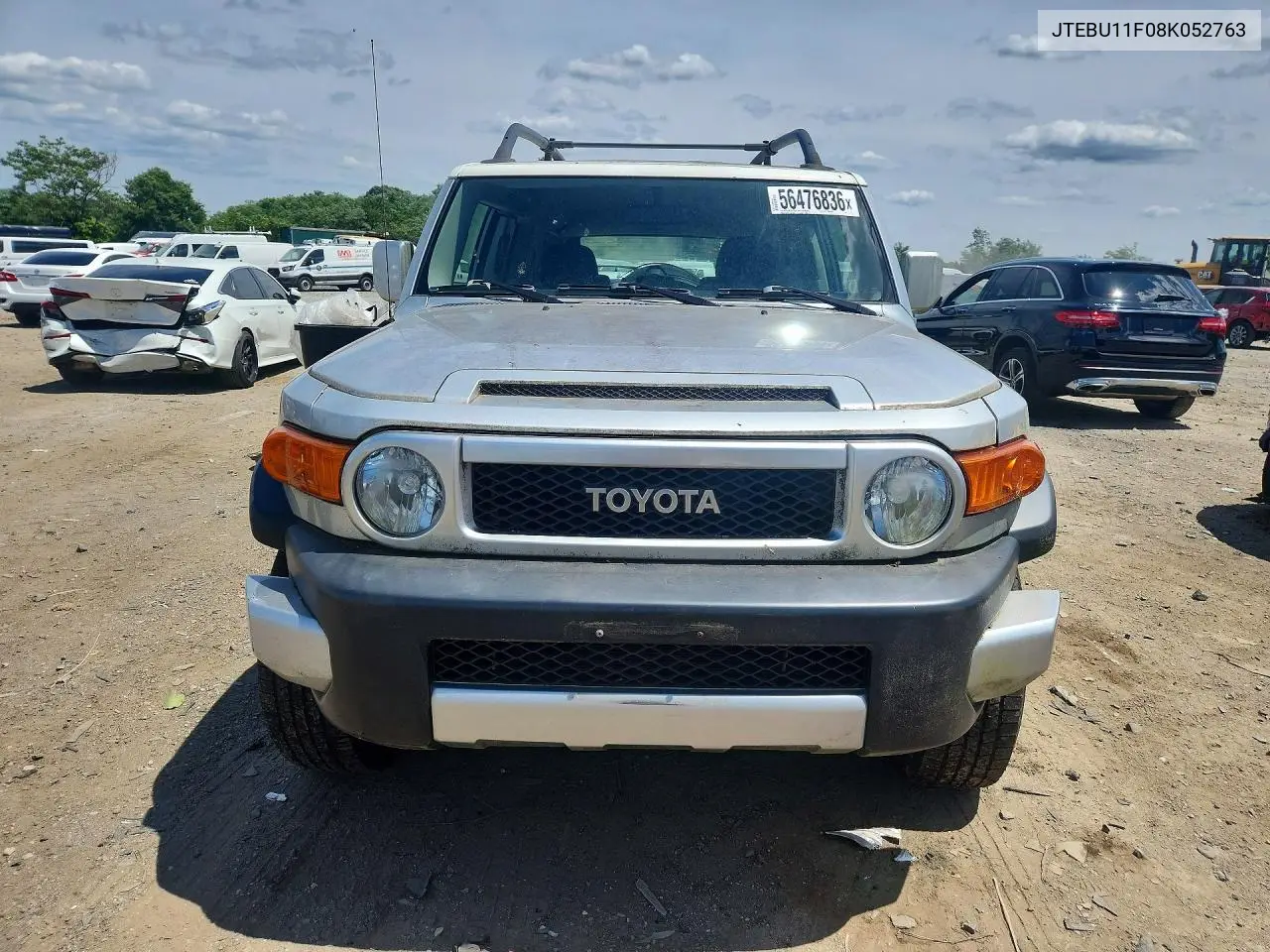2008 Toyota Fj Cruiser VIN: JTEBU11F08K052763 Lot: 56476836