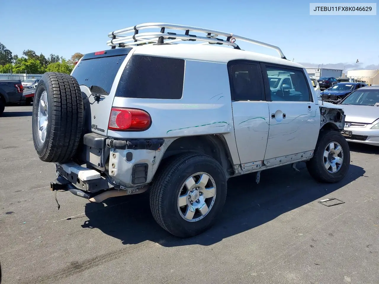 2008 Toyota Fj Cruiser Base VIN: JTEBU11FX8K046629 Lot: 57906856