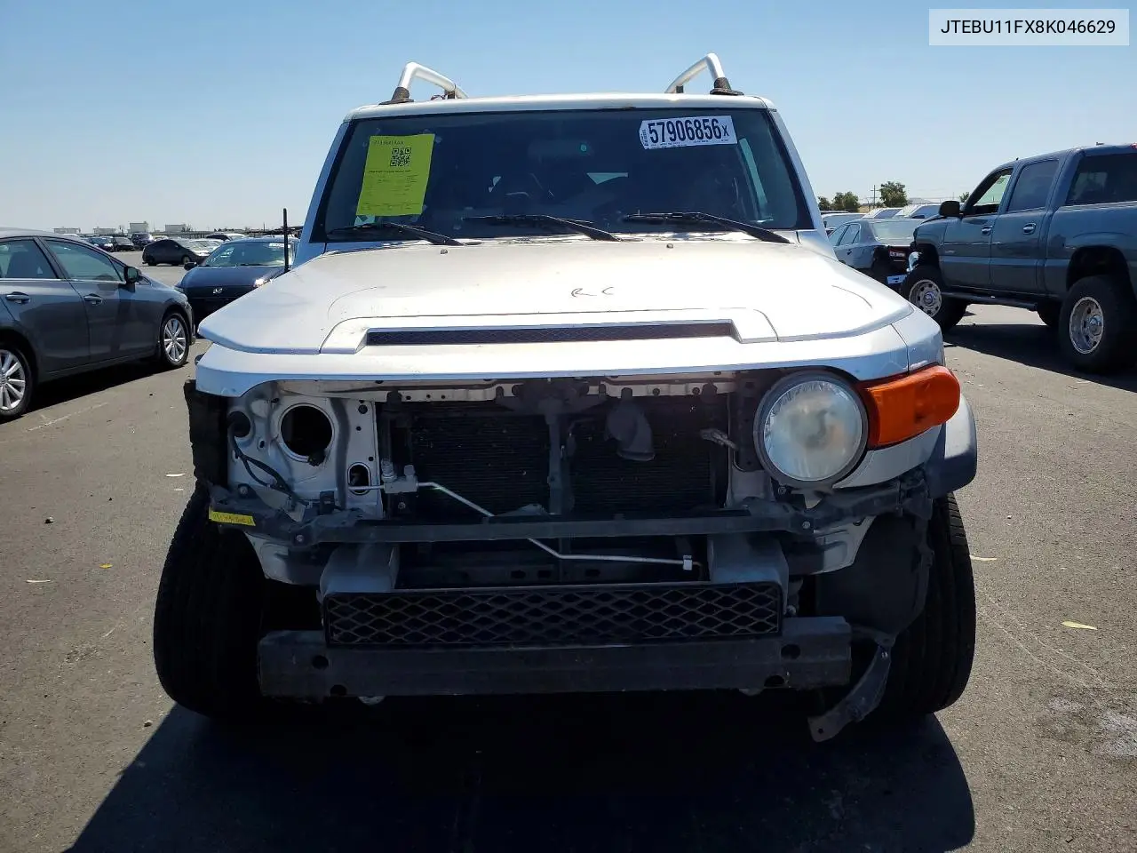 2008 Toyota Fj Cruiser Base VIN: JTEBU11FX8K046629 Lot: 57906856