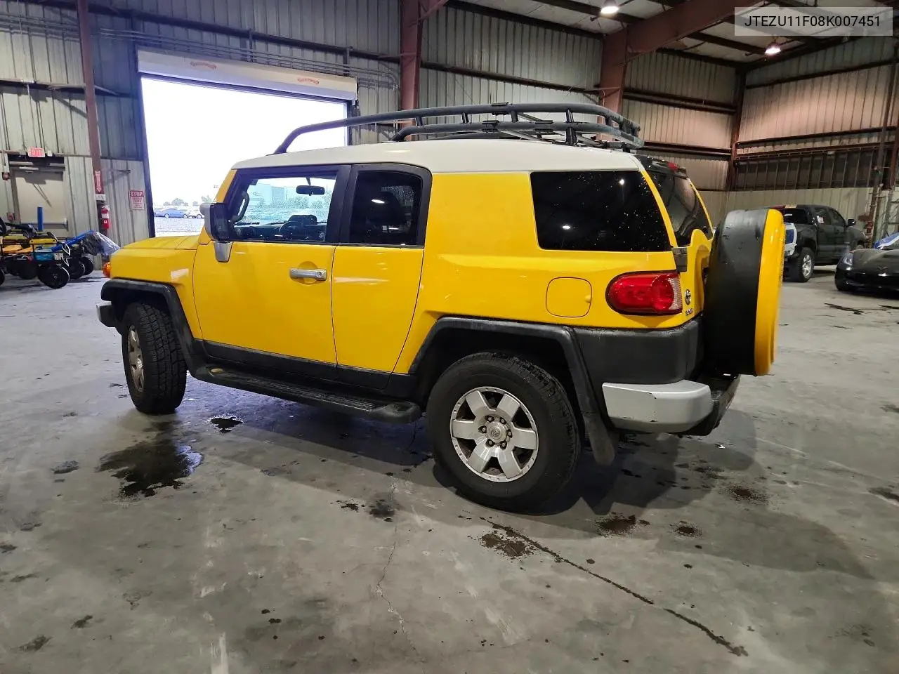 2008 Toyota Fj Cruiser Base VIN: JTEZU11F08K007451 Lot: 61021966