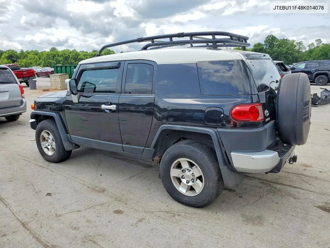 2008 Toyota Fj Cruiser Base VIN: JTEBU11F48K014078 Lot: 61671096