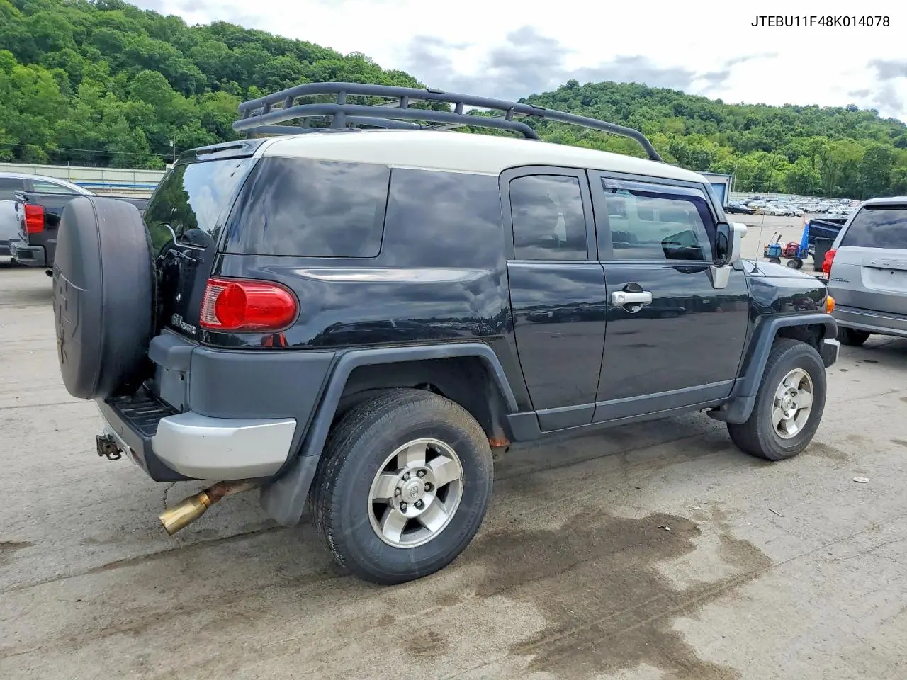 2008 Toyota Fj Cruiser Base VIN: JTEBU11F48K014078 Lot: 61671096