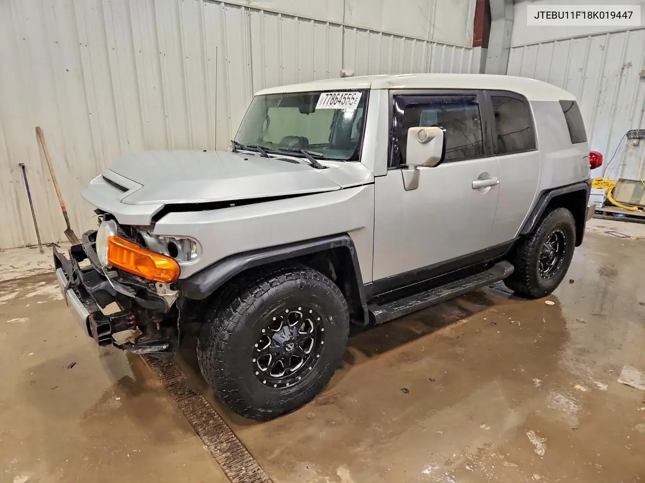 2008 Toyota Fj Cruiser VIN: JTEBU11F18K019447 Lot: 77864555