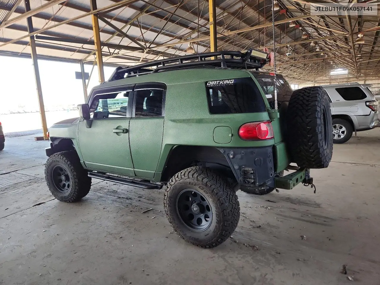 2009 Toyota Fj Cruiser Base VIN: JTEBU11F09K057141 Lot: 60585786