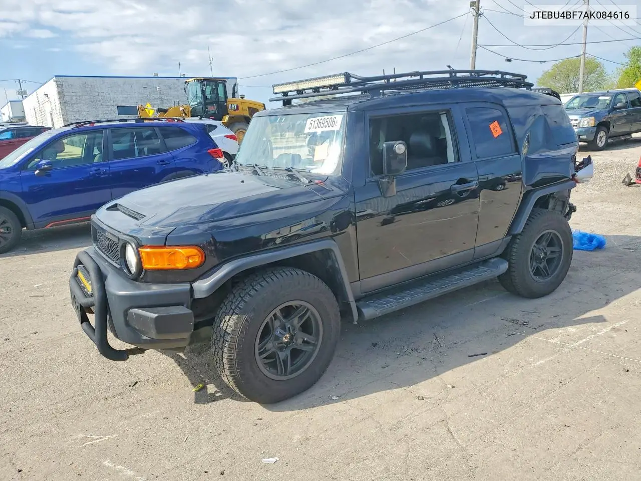 2010 Toyota Fj Cruiser Base VIN: JTEBU4BF7AK084616 Lot: 51369506