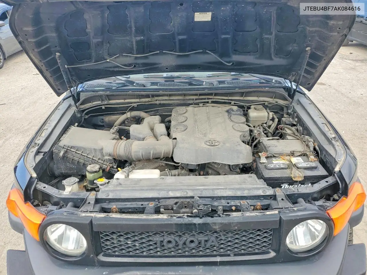 2010 Toyota Fj Cruiser Base VIN: JTEBU4BF7AK084616 Lot: 51369506