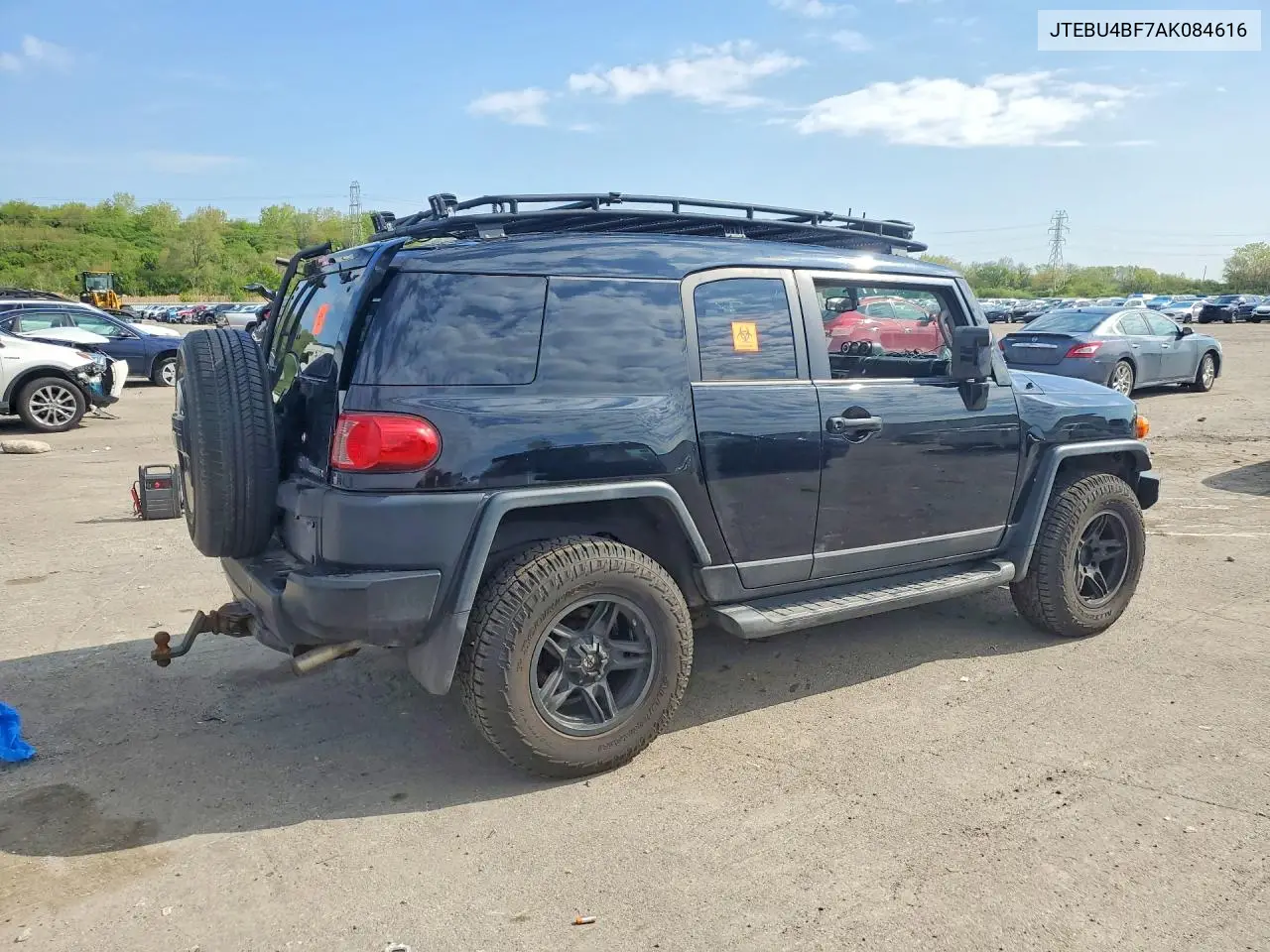 2010 Toyota Fj Cruiser Base VIN: JTEBU4BF7AK084616 Lot: 51369506