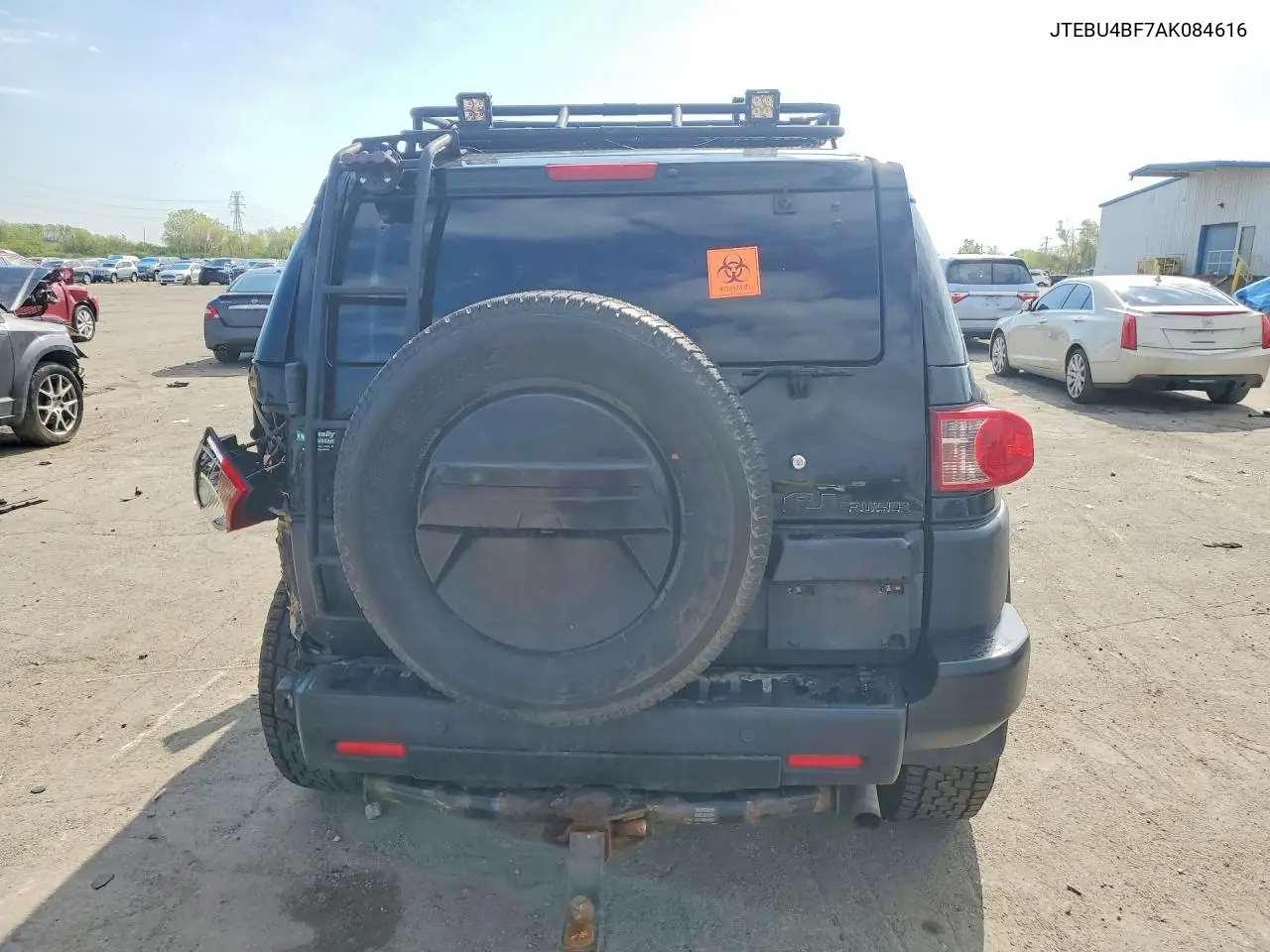 2010 Toyota Fj Cruiser Base VIN: JTEBU4BF7AK084616 Lot: 51369506