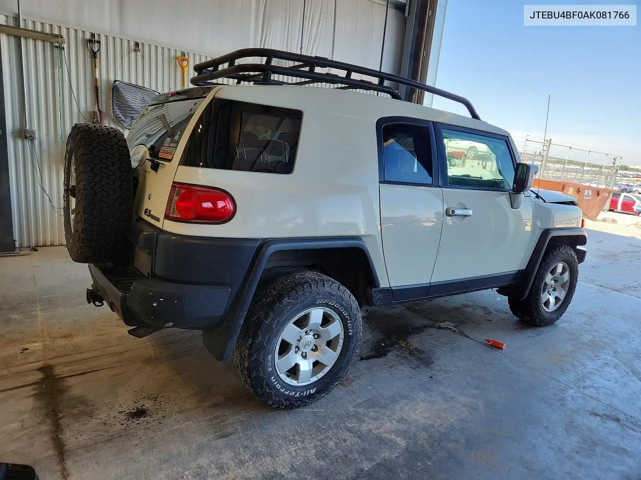 2010 Toyota Fj Cruiser Base VIN: JTEBU4BF0AK081766 Lot: 55508766