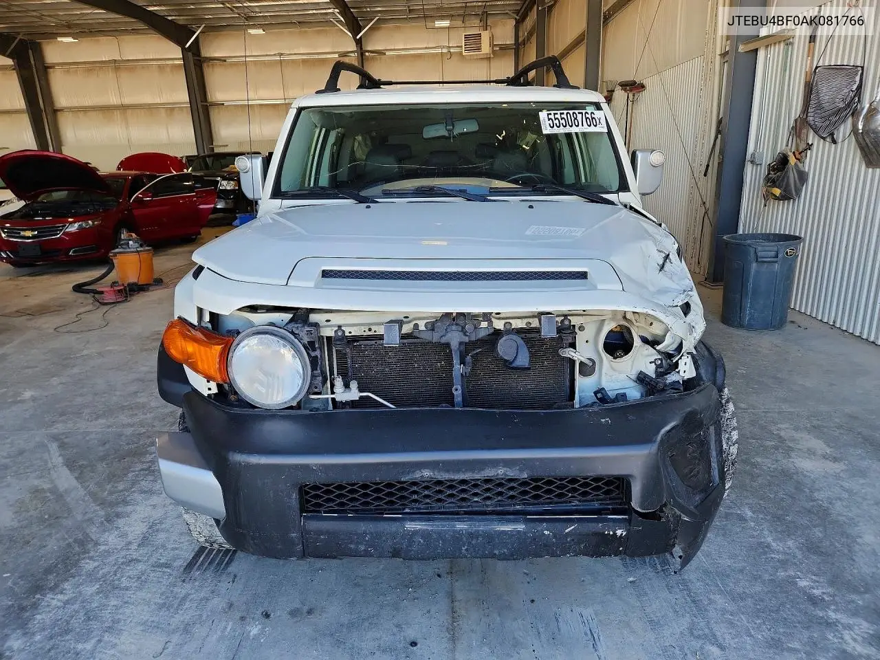 2010 Toyota Fj Cruiser Base VIN: JTEBU4BF0AK081766 Lot: 55508766