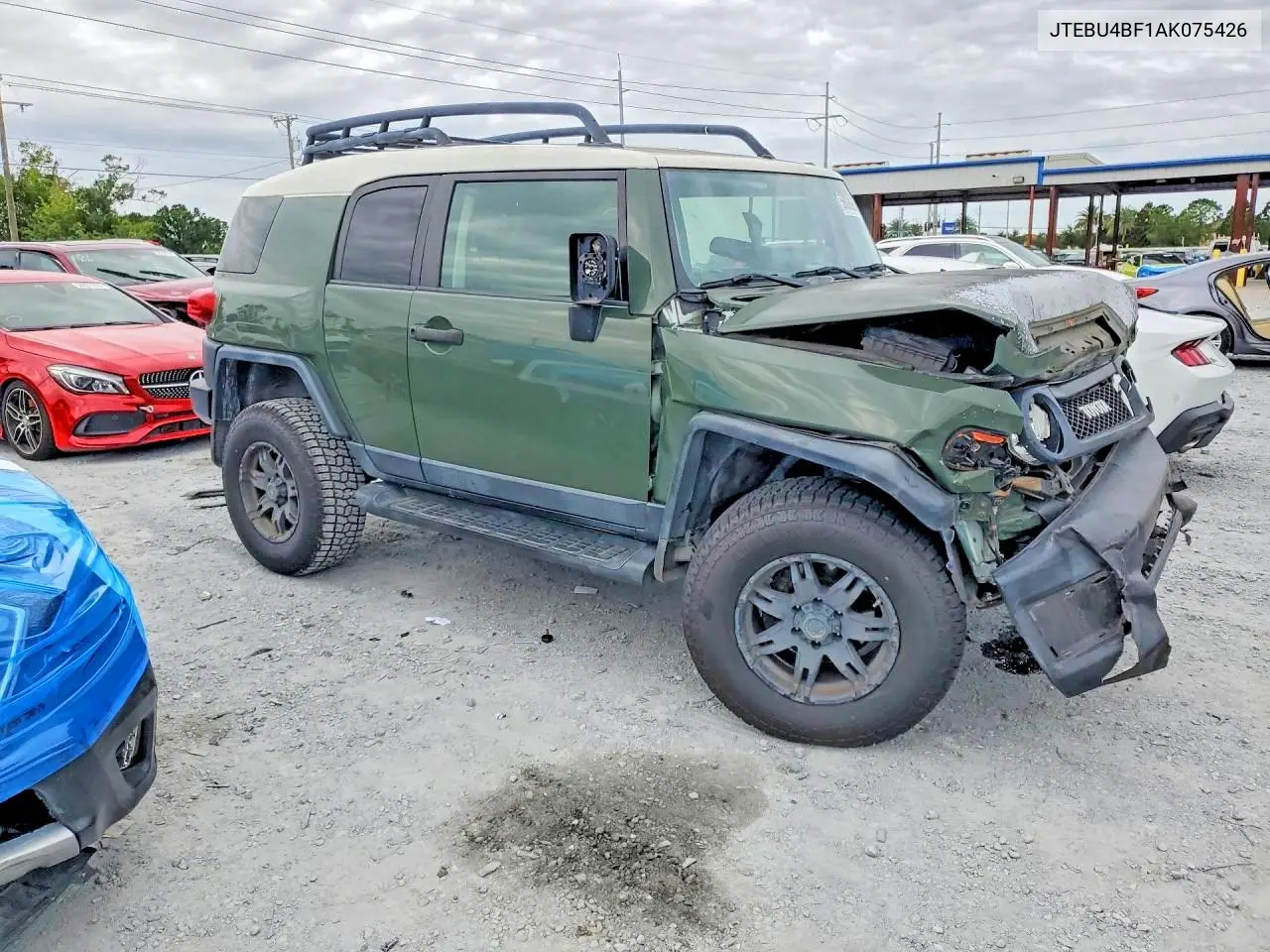 2010 Toyota Fj Cruiser Base VIN: JTEBU4BF1AK075426 Lot: 58115286