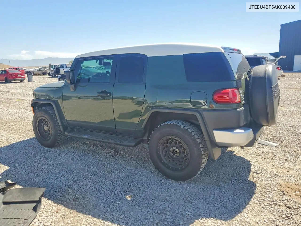 2010 Toyota Fj Cruiser Base VIN: JTEBU4BF5AK089488 Lot: 60088596