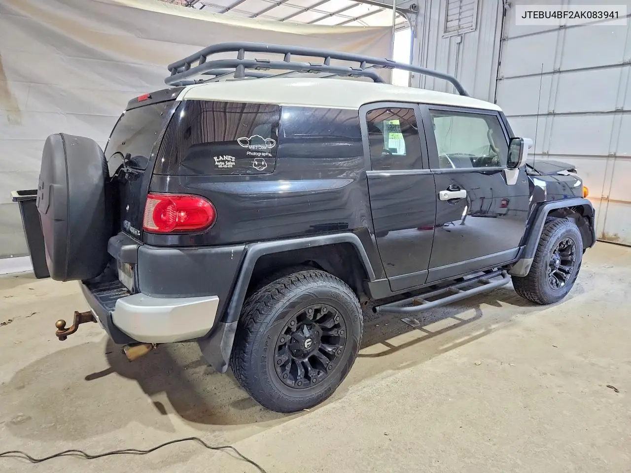 2010 Toyota Fj Cruiser Base VIN: JTEBU4BF2AK083941 Lot: 60455356