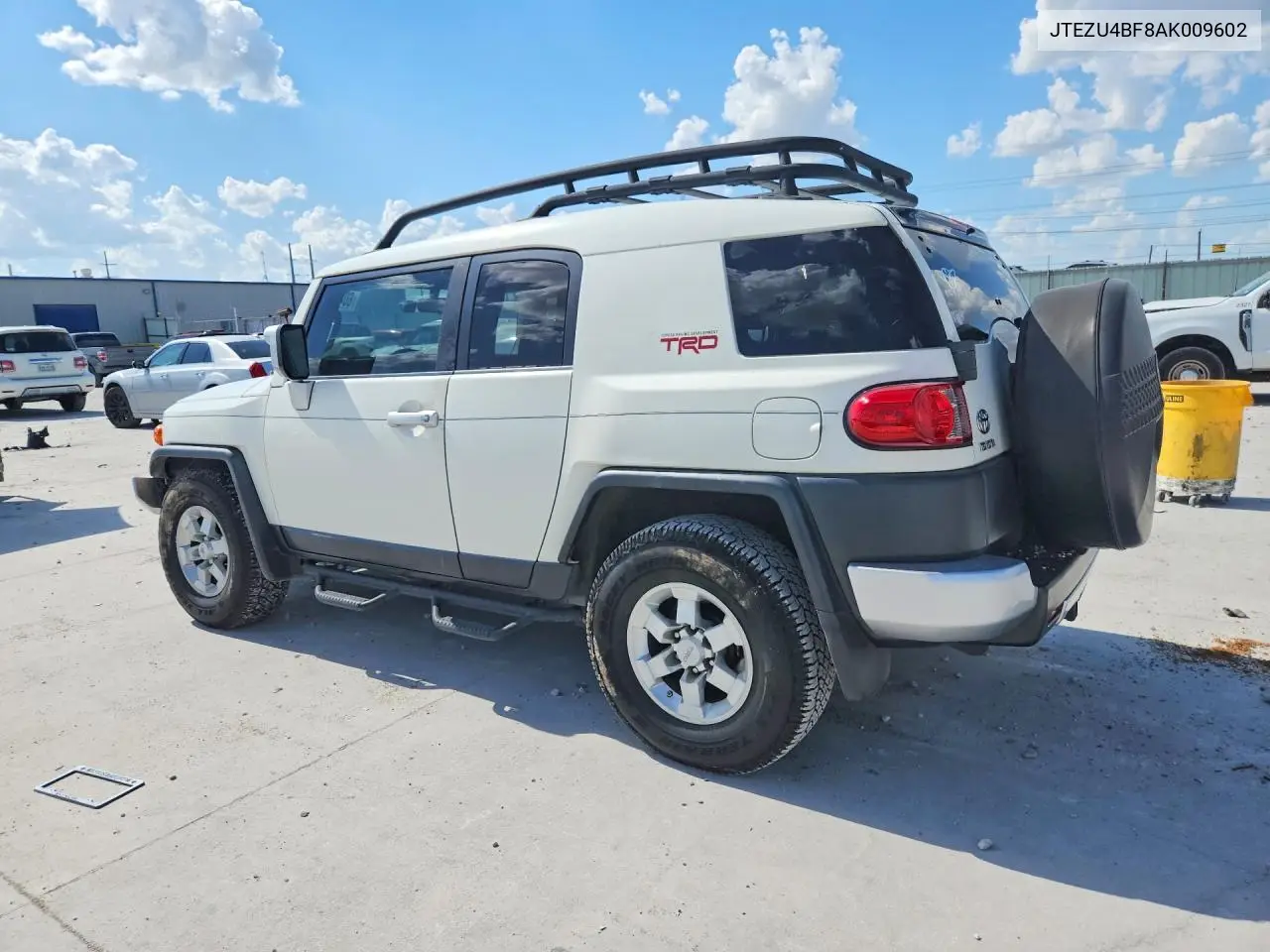 2010 Toyota Fj Cruiser Base VIN: JTEZU4BF8AK009602 Lot: 60498866