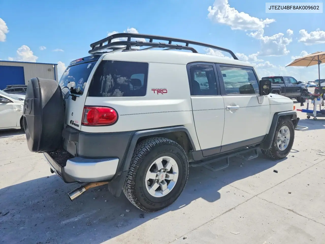 2010 Toyota Fj Cruiser Base VIN: JTEZU4BF8AK009602 Lot: 60498866
