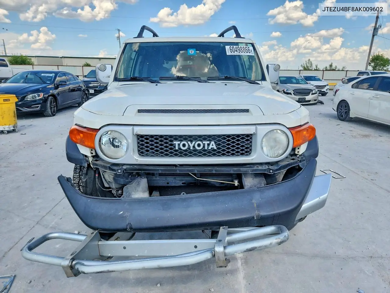 2010 Toyota Fj Cruiser Base VIN: JTEZU4BF8AK009602 Lot: 60498866
