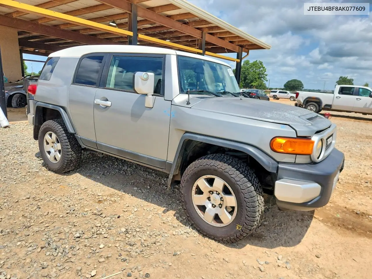 2010 Toyota Fj Cruiser Base VIN: JTEBU4BF8AK077609 Lot: 61704336
