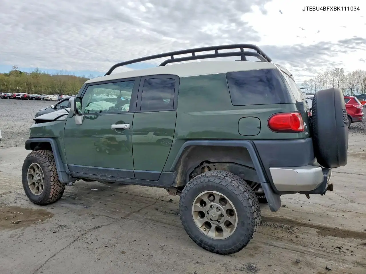 2011 Toyota Fj Cruiser Base VIN: JTEBU4BFXBK111034 Lot: 50494636