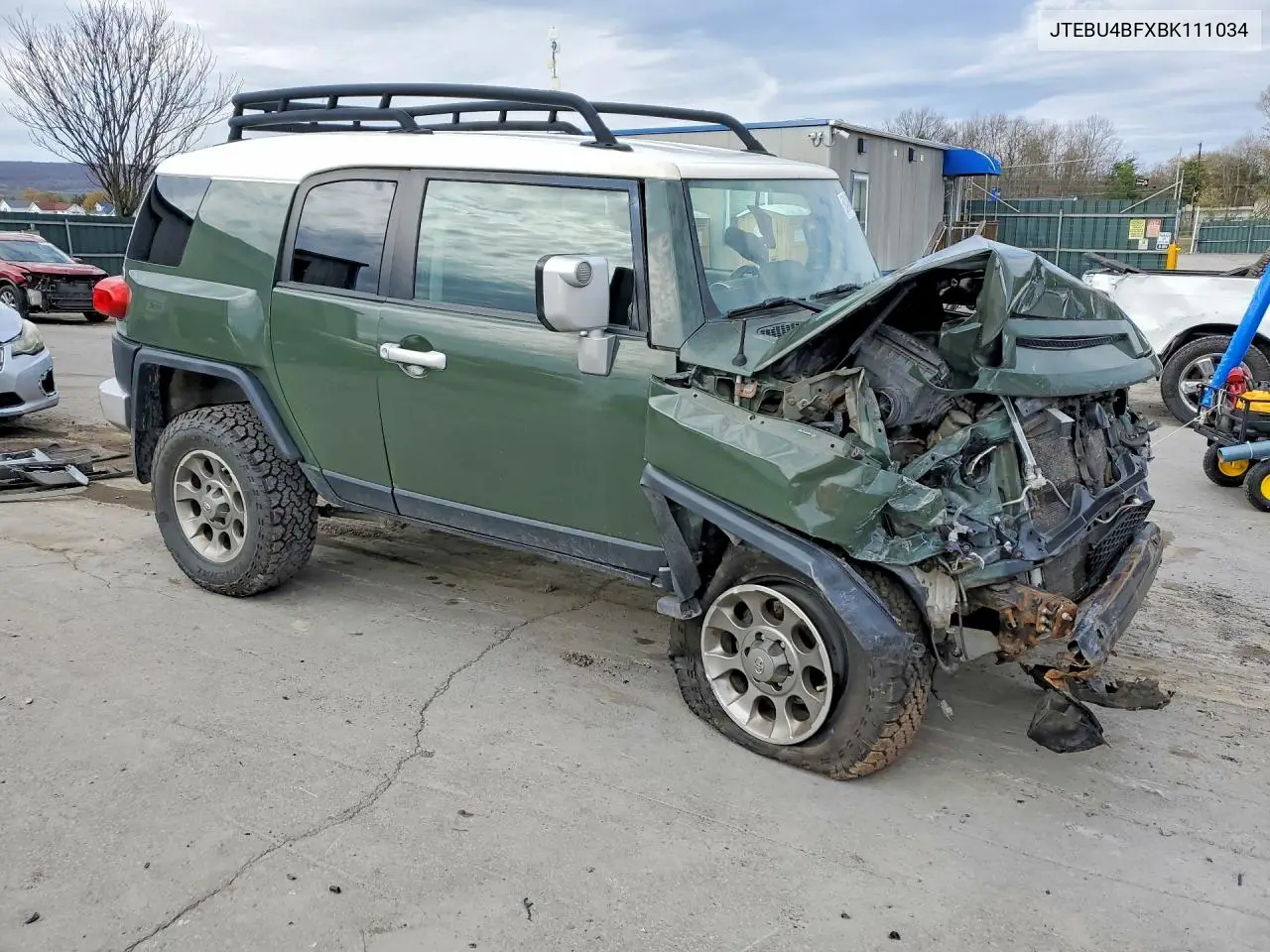 2011 Toyota Fj Cruiser Base VIN: JTEBU4BFXBK111034 Lot: 50494636
