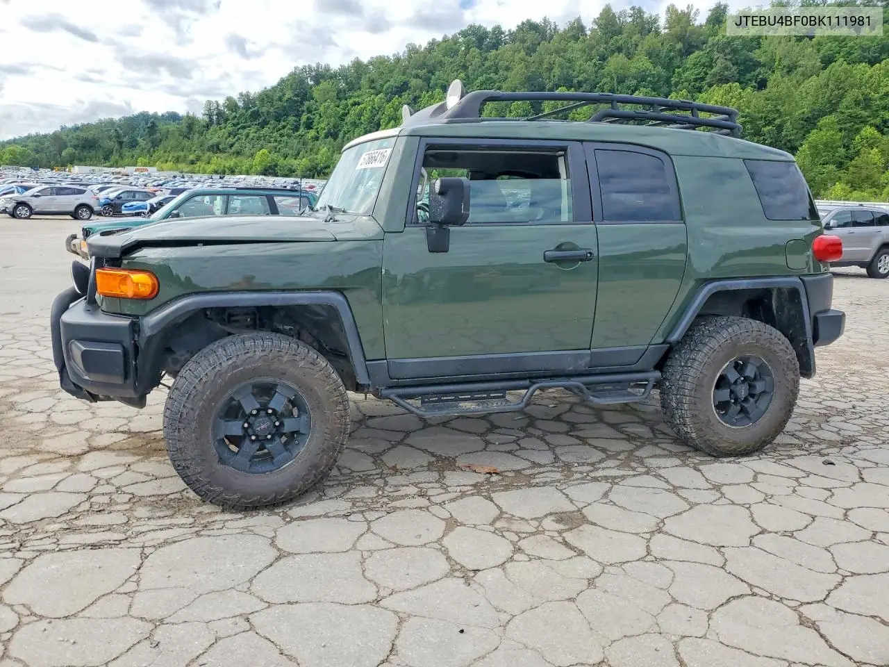 2011 Toyota Fj Cruiser Base VIN: JTEBU4BF0BK111981 Lot: 57866416