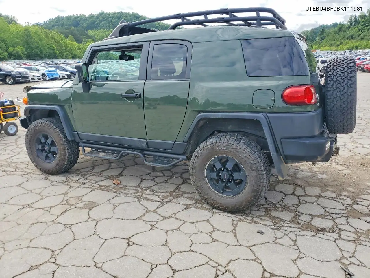 2011 Toyota Fj Cruiser Base VIN: JTEBU4BF0BK111981 Lot: 57866416