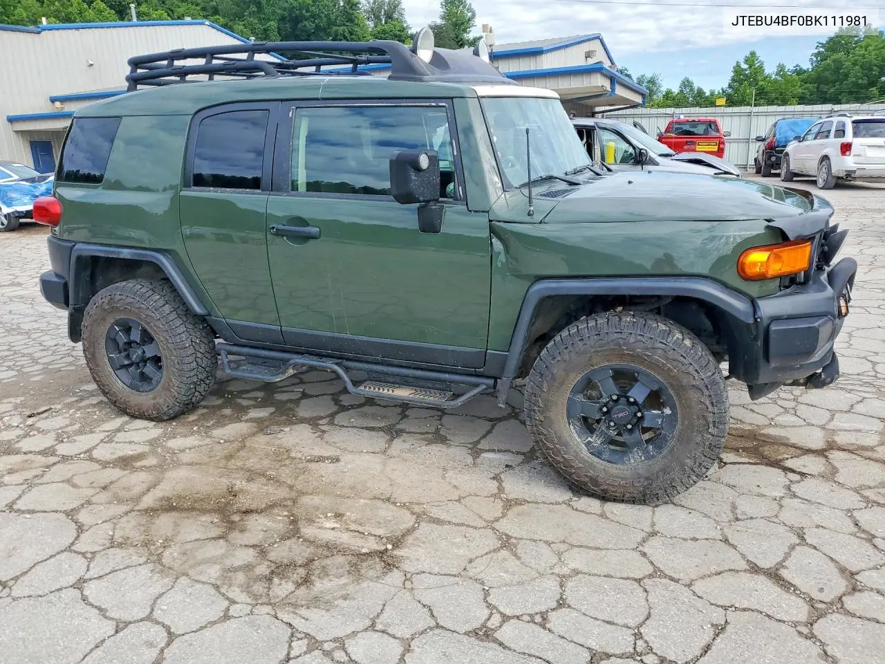 2011 Toyota Fj Cruiser Base VIN: JTEBU4BF0BK111981 Lot: 57866416