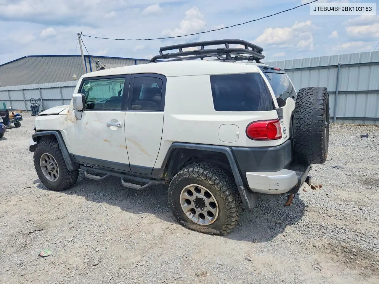 2011 Toyota Fj Cruiser Base VIN: JTEBU4BF9BK103183 Lot: 59807986