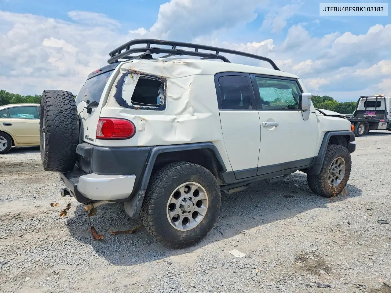 2011 Toyota Fj Cruiser Base VIN: JTEBU4BF9BK103183 Lot: 59807986