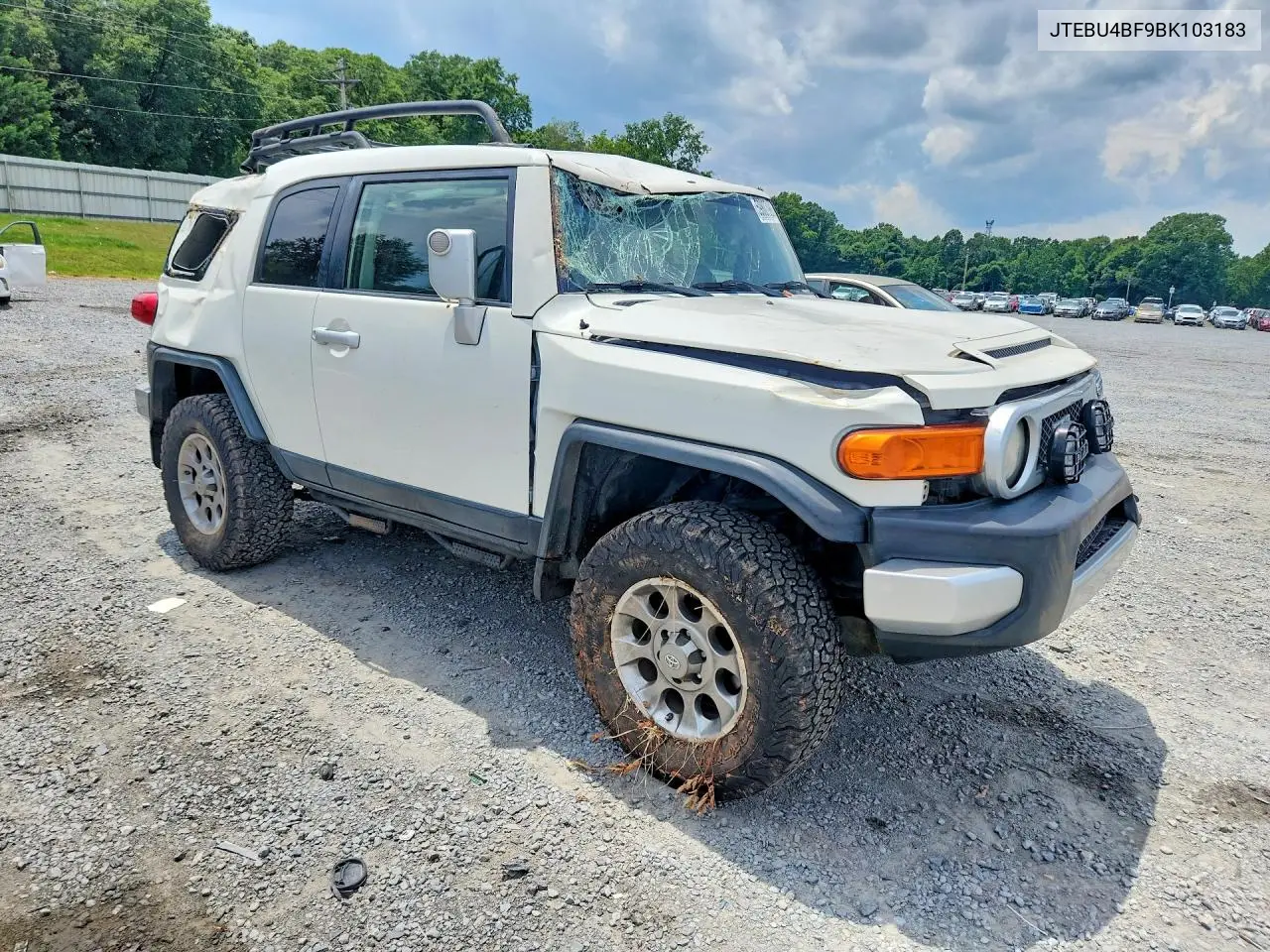 2011 Toyota Fj Cruiser Base VIN: JTEBU4BF9BK103183 Lot: 59807986
