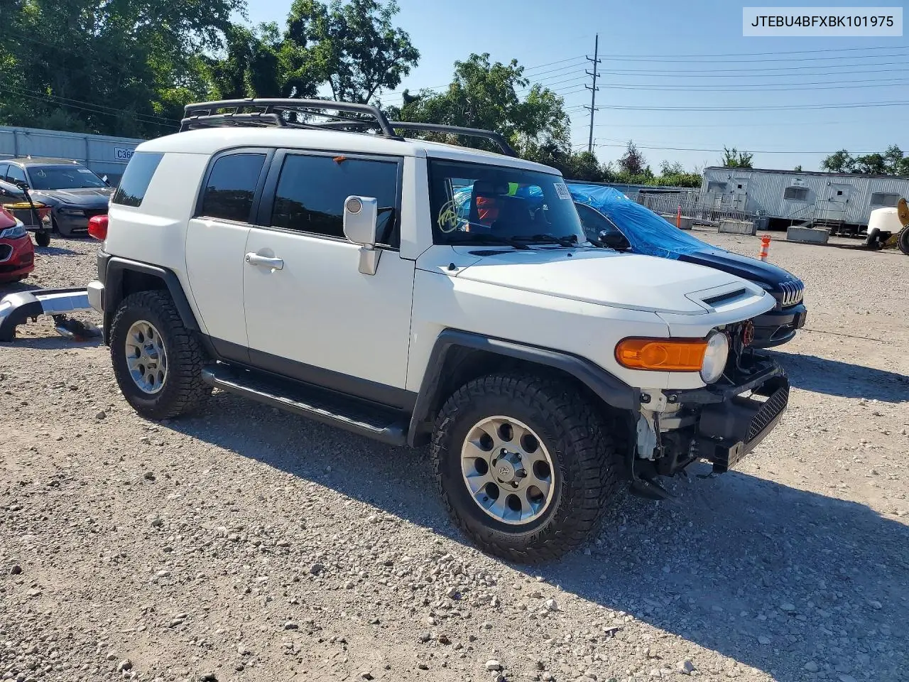 2011 Toyota Fj Cruiser Base VIN: JTEBU4BFXBK101975 Lot: 60693986