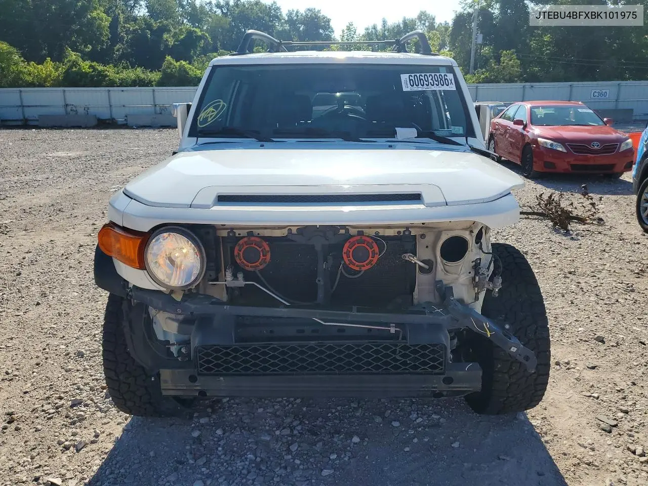 2011 Toyota Fj Cruiser Base VIN: JTEBU4BFXBK101975 Lot: 60693986