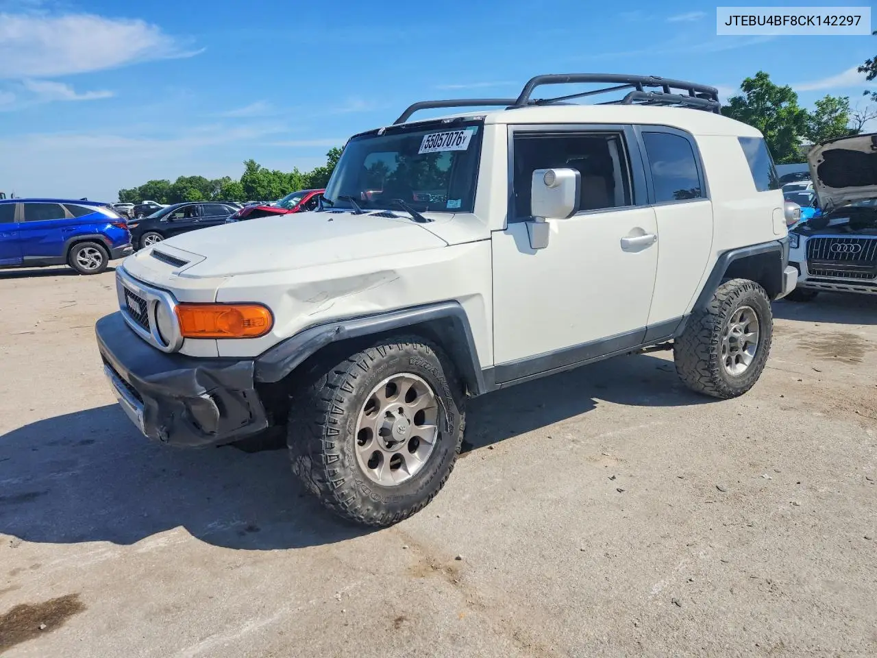 2012 Toyota Fj Cruiser Base VIN: JTEBU4BF8CK142297 Lot: 55057076
