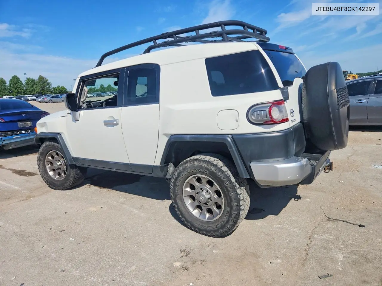 2012 Toyota Fj Cruiser Base VIN: JTEBU4BF8CK142297 Lot: 55057076