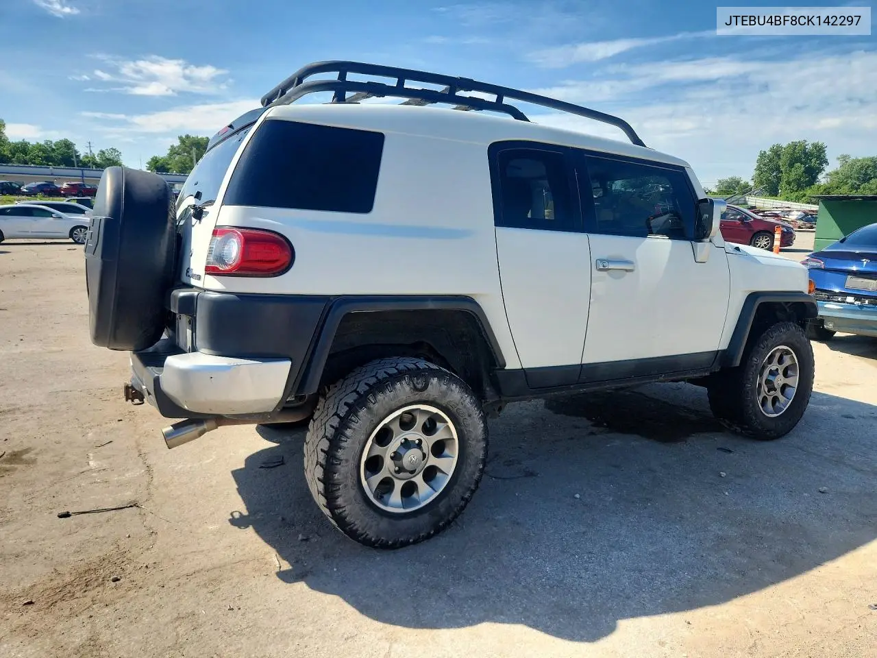 2012 Toyota Fj Cruiser Base VIN: JTEBU4BF8CK142297 Lot: 55057076