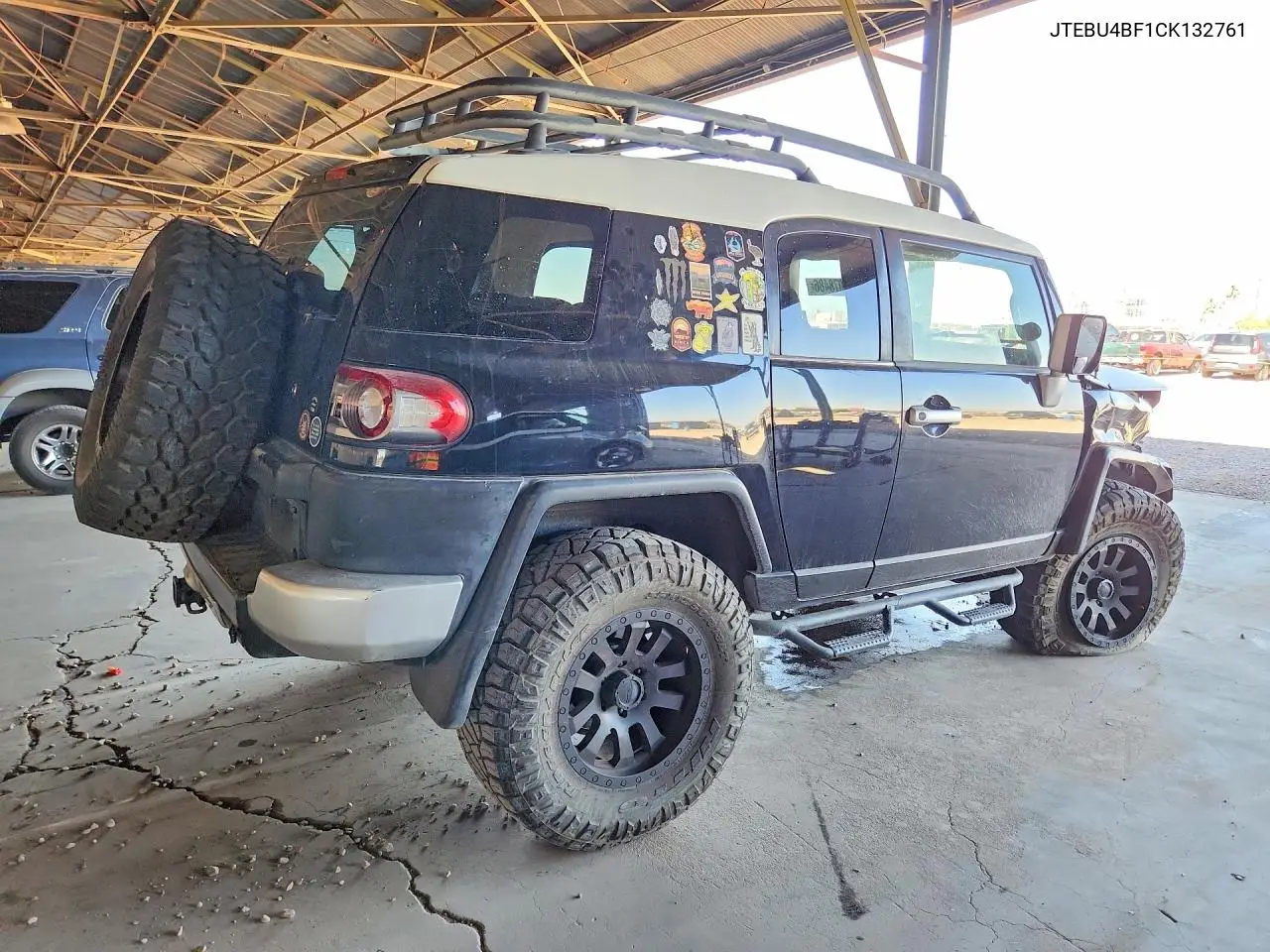 2012 Toyota Fj Cruiser Base VIN: JTEBU4BF1CK132761 Lot: 57078486
