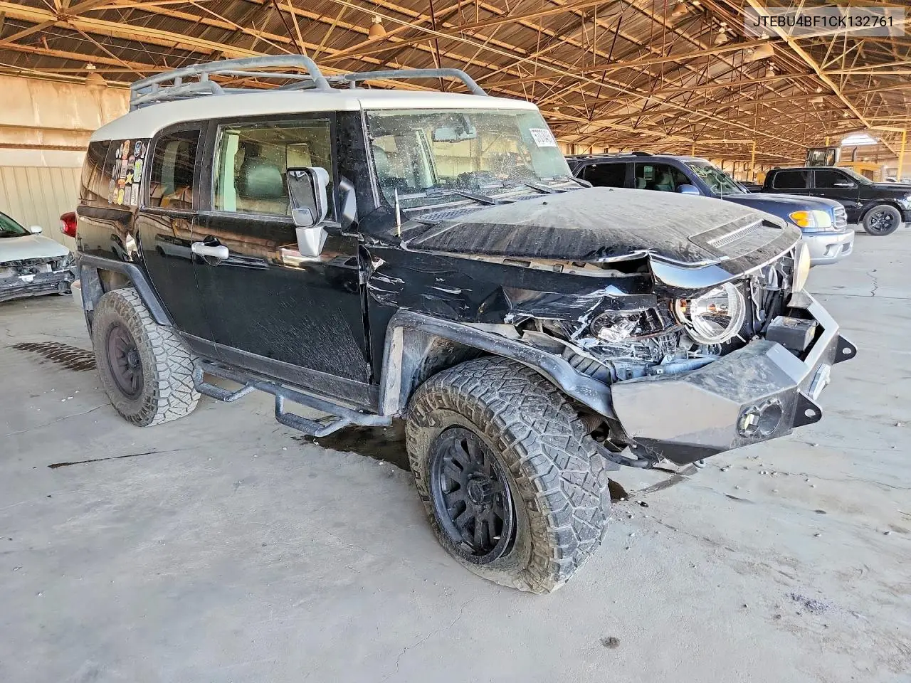 2012 Toyota Fj Cruiser Base VIN: JTEBU4BF1CK132761 Lot: 57078486