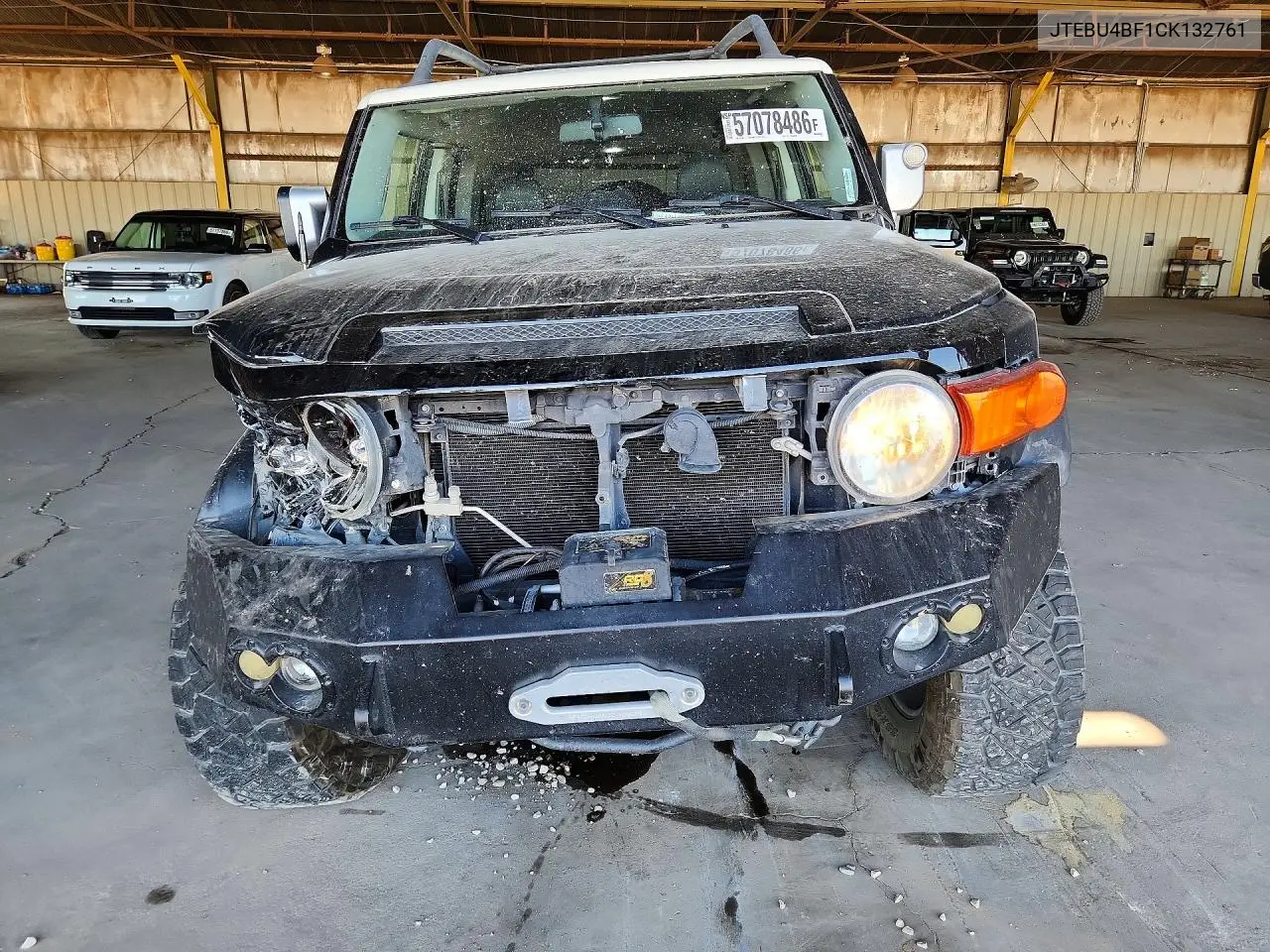 2012 Toyota Fj Cruiser Base VIN: JTEBU4BF1CK132761 Lot: 57078486