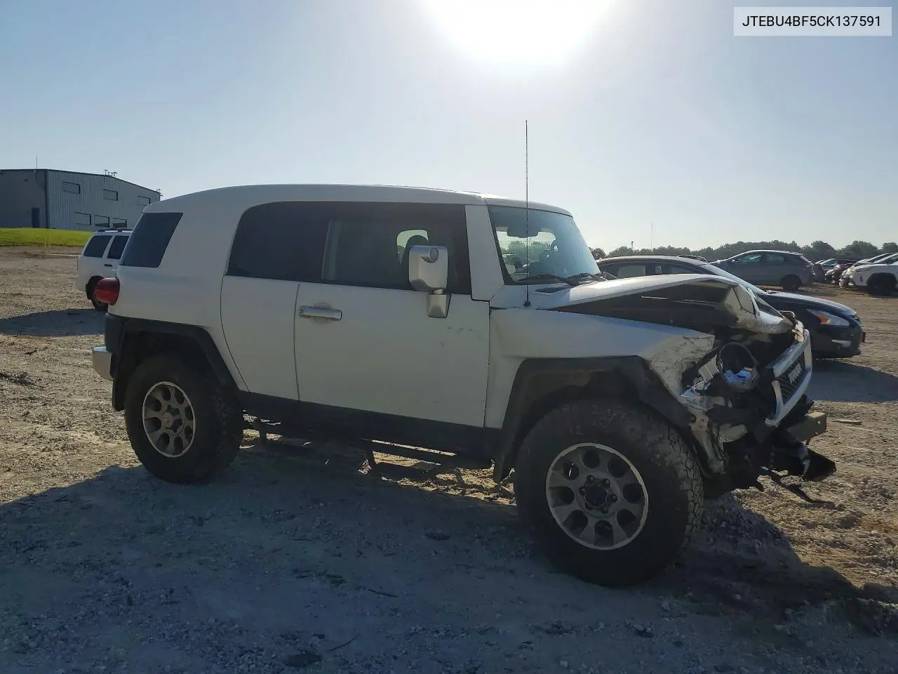 2012 Toyota Fj Cruiser Base VIN: JTEBU4BF5CK137591 Lot: 58879216