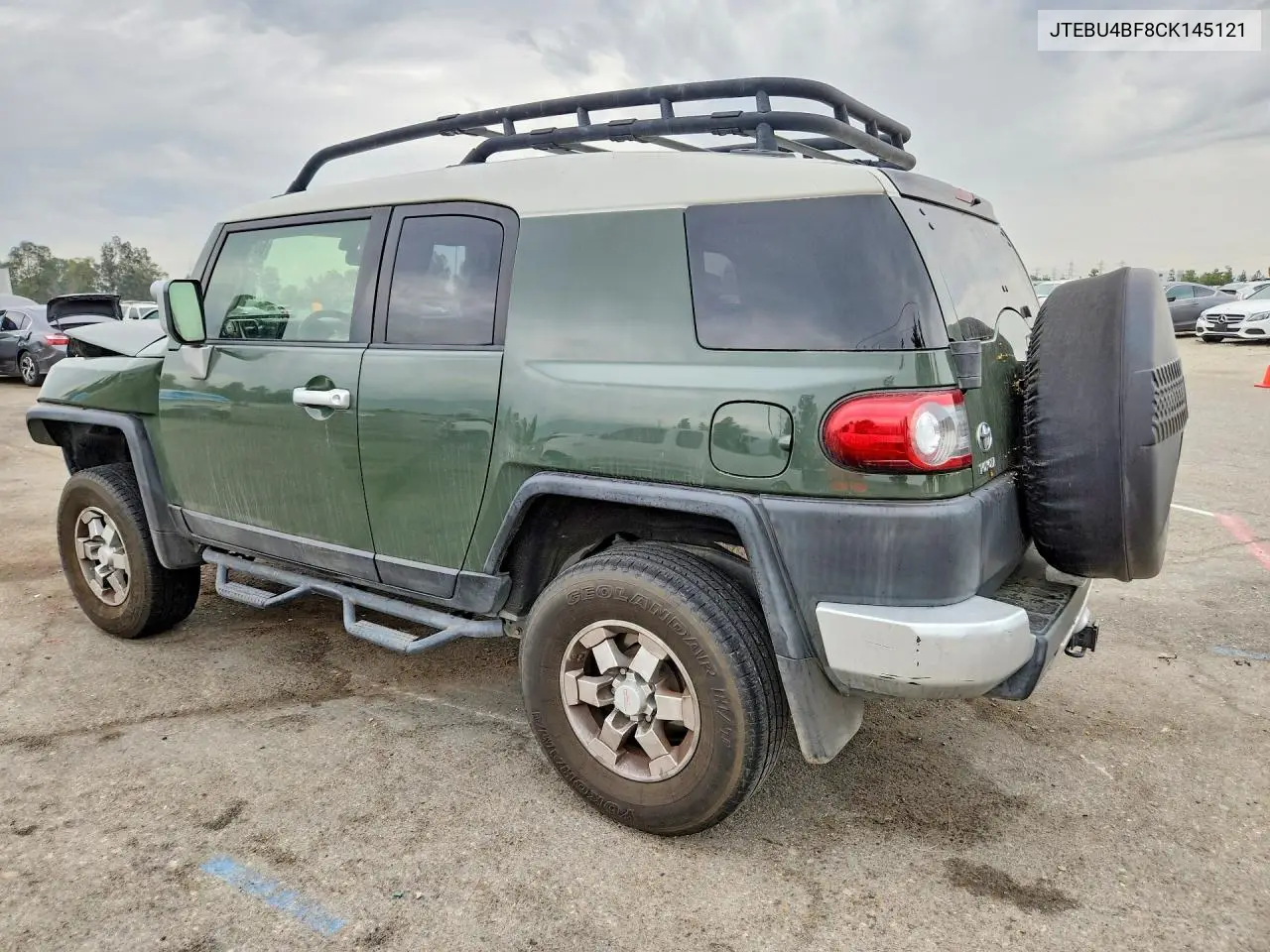 2012 Toyota Fj Cruiser Base VIN: JTEBU4BF8CK145121 Lot: 60704426