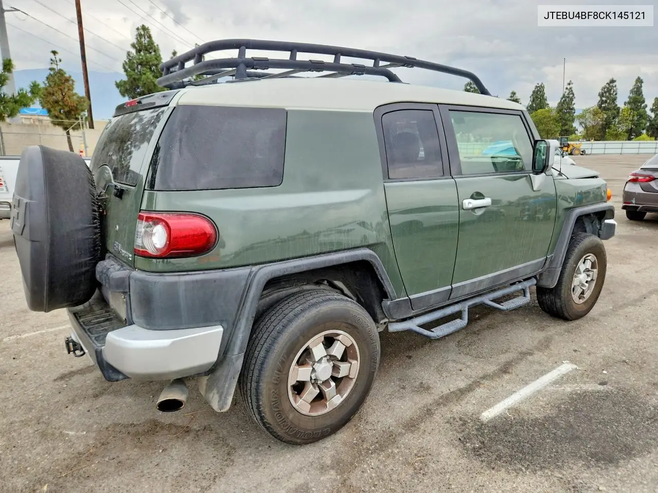 2012 Toyota Fj Cruiser Base VIN: JTEBU4BF8CK145121 Lot: 60704426