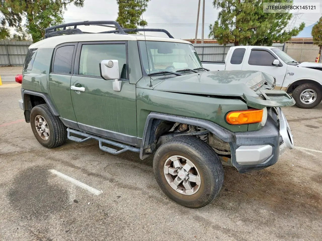 2012 Toyota Fj Cruiser Base VIN: JTEBU4BF8CK145121 Lot: 60704426