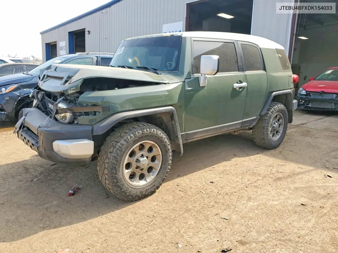 2013 Toyota Fj Cruiser Base VIN: JTEBU4BFXDK154033 Lot: 46912006
