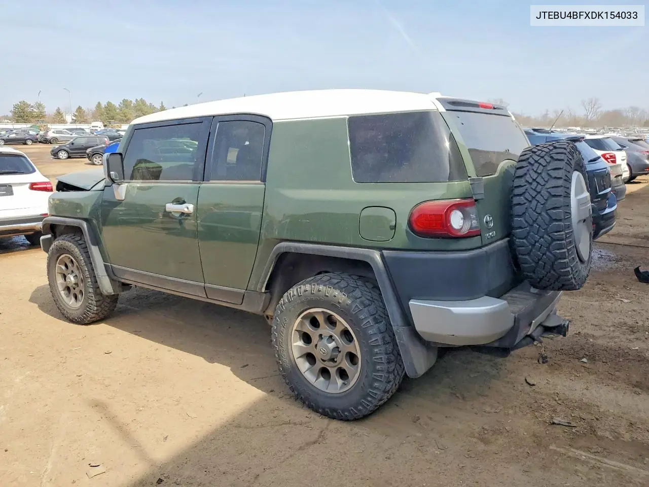 2013 Toyota Fj Cruiser Base VIN: JTEBU4BFXDK154033 Lot: 46912006