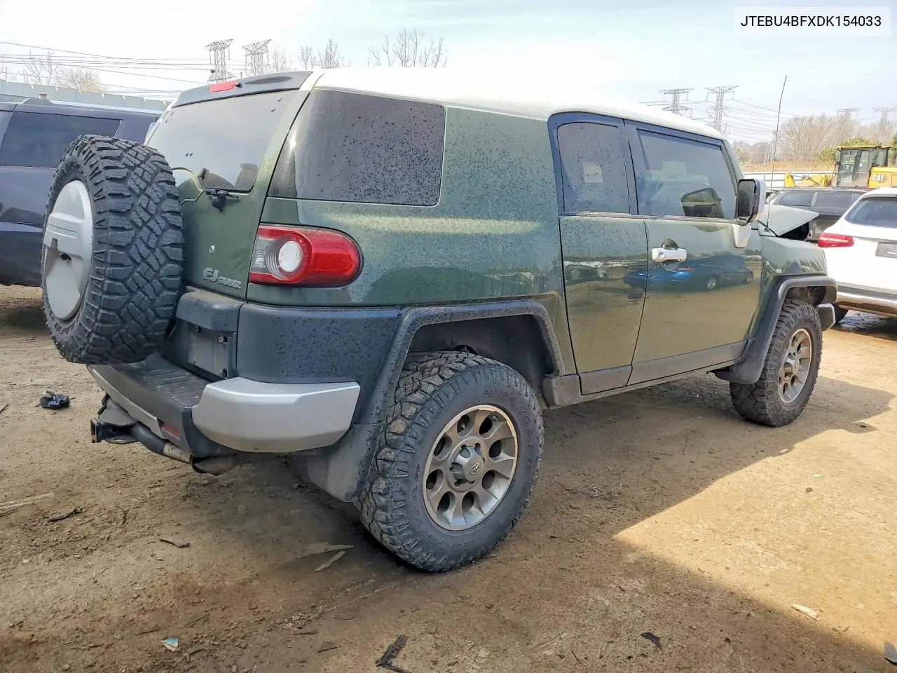 2013 Toyota Fj Cruiser Base VIN: JTEBU4BFXDK154033 Lot: 46912006