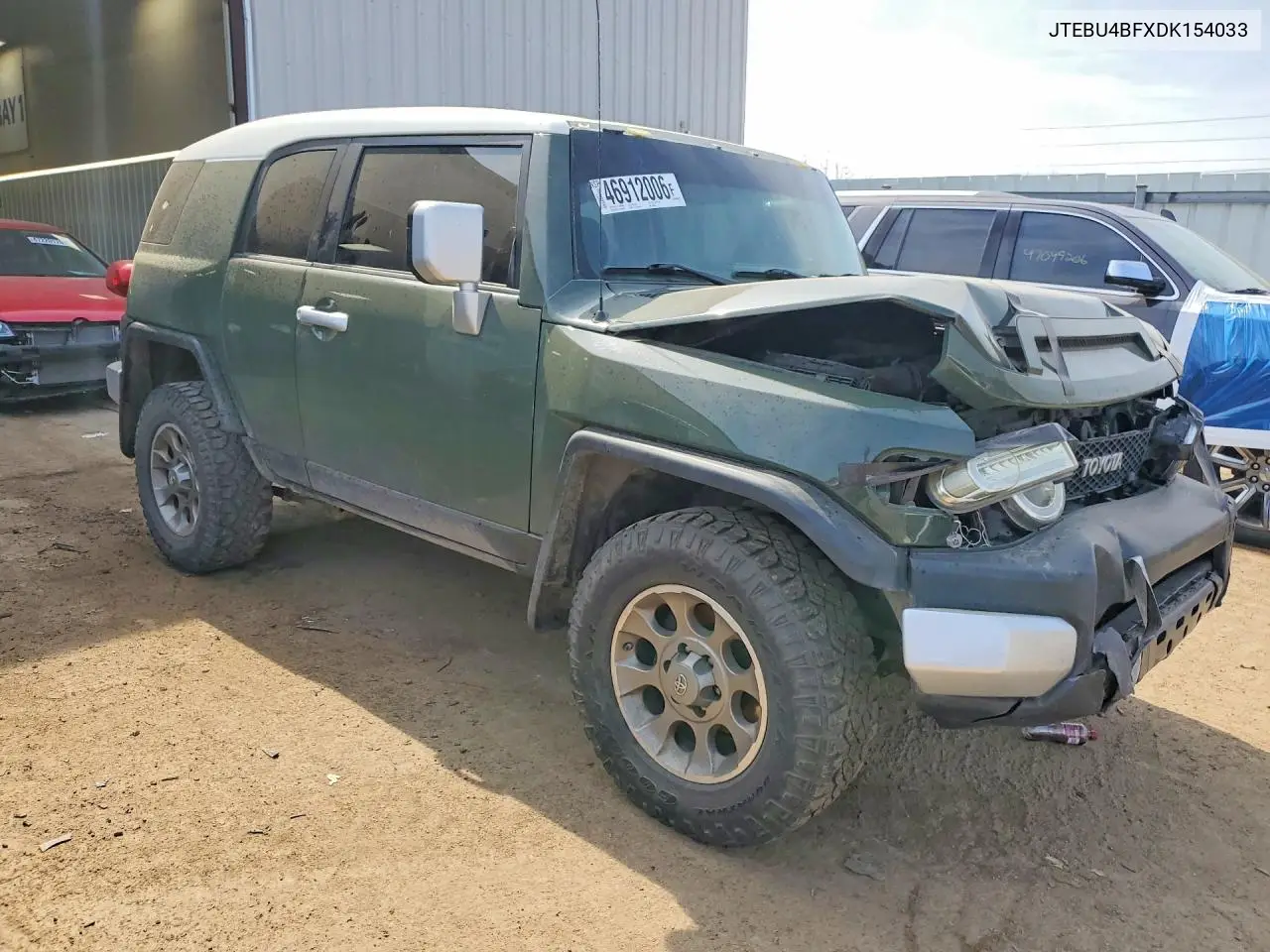 2013 Toyota Fj Cruiser Base VIN: JTEBU4BFXDK154033 Lot: 46912006