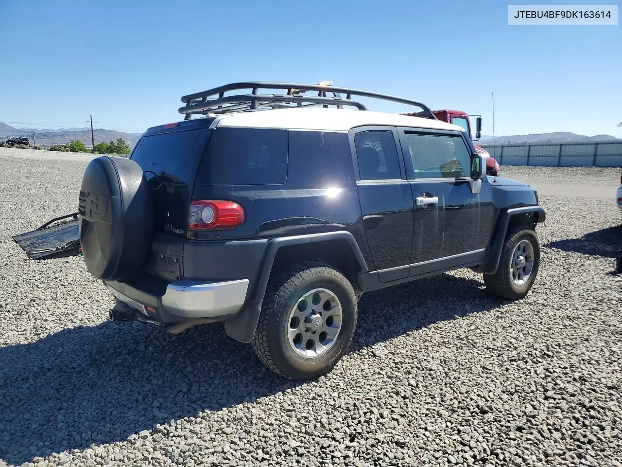 2013 Toyota Fj Cruiser Base VIN: JTEBU4BF9DK163614 Lot: 55780716