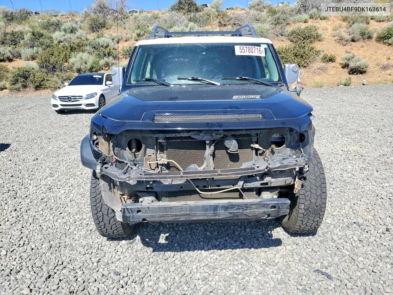 2013 Toyota Fj Cruiser Base VIN: JTEBU4BF9DK163614 Lot: 55780716