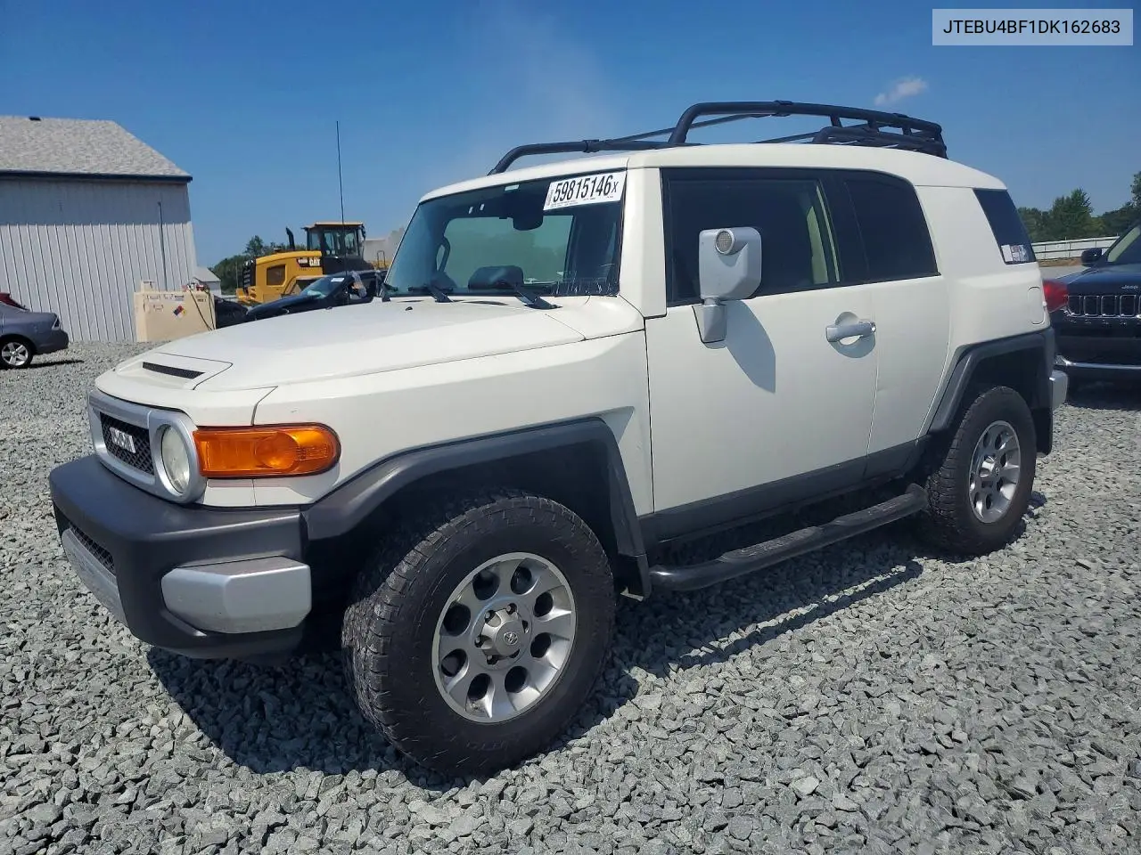 2013 Toyota Fj Cruiser Base VIN: JTEBU4BF1DK162683 Lot: 59815146